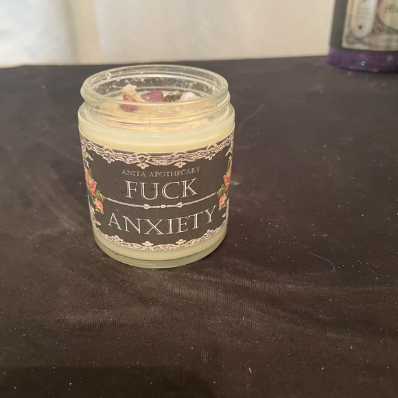 F*CK ANXIETY Candle ~ from Anita Apothecary NEW - Picture 1 of 4
